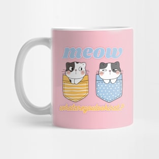 Cute cat in the pocket Mug